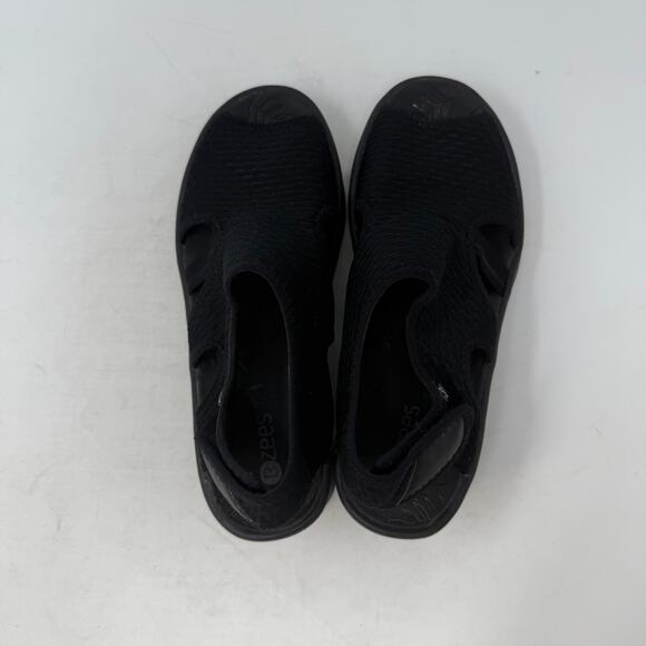 Bzees Comfort Sandals Size 8.5 Black Slip On Stretch Open Toe Walking Shoes - Picture 9 of 12